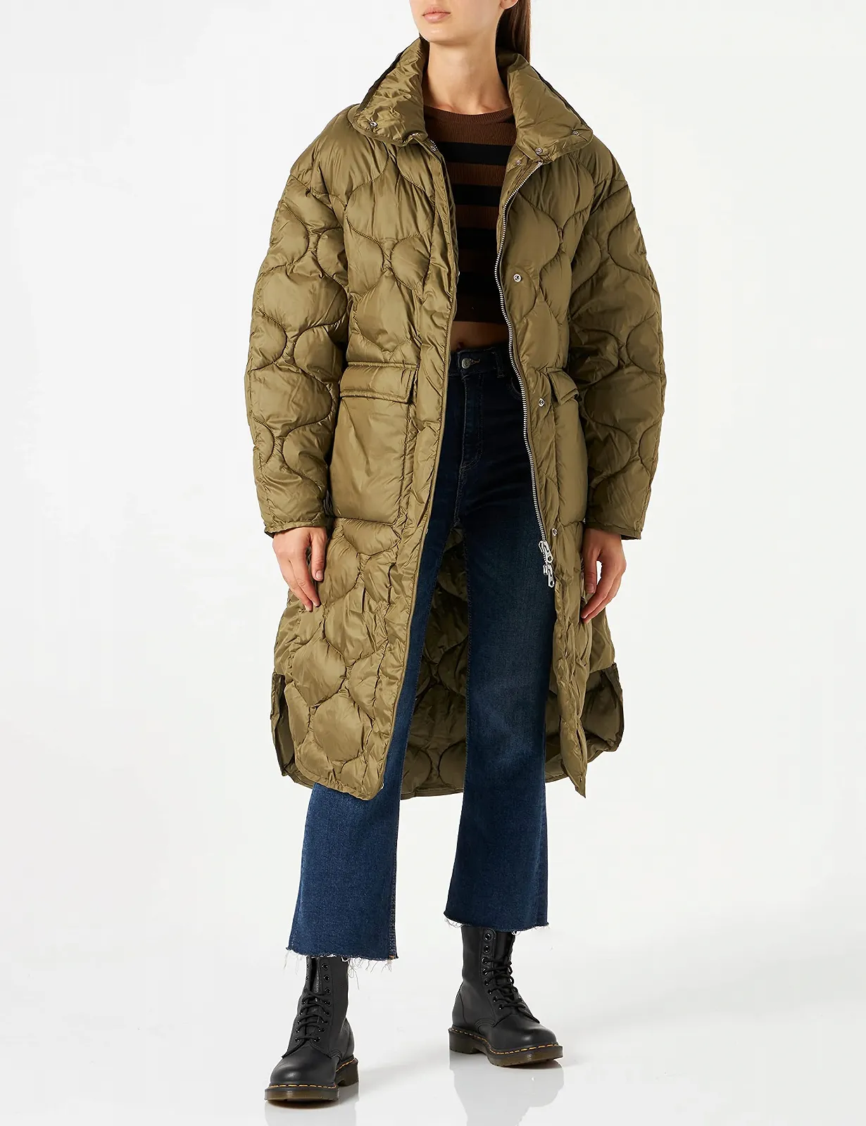 Пальто JACK & JONES Jxlenora Shiny Quilted Sn, фото №2