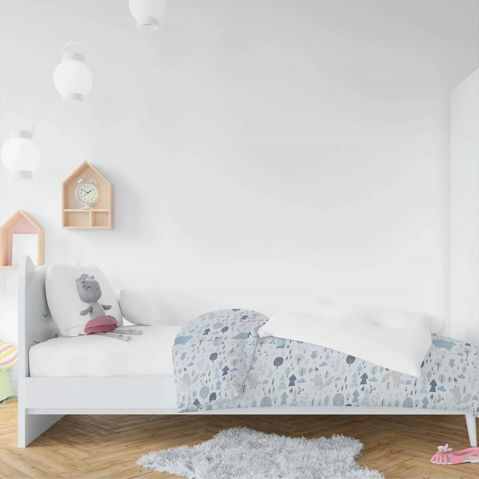 Одеяло утяжеленное Dailydream Детское 90 x 120 см 2.3 кг Forest Motif 100% Хлопок со стеклянными шариками Тяжелое одеяло для сна Вес тела 20-35 кг, фото №7 Одеяло утяжеленное Dailydream Детское 90 x 120 см 2.3 кг Forest Motif 100% Хлопок со стеклянными шариками Тяжелое одеяло для сна Вес тела 20-35 кг, фото №7