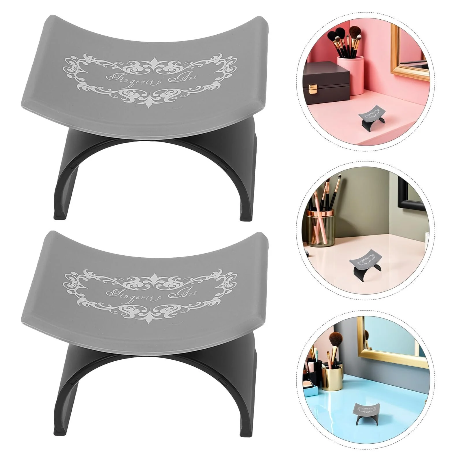 Підставка для рук U-подібна VALICLUD 2 шт. для манікюру, ергономічна, легка, портативна, чорна, фото №9 Підставка для рук U-подібна VALICLUD 2 шт. для манікюру, ергономічна, легка, портативна, чорна, фото №9