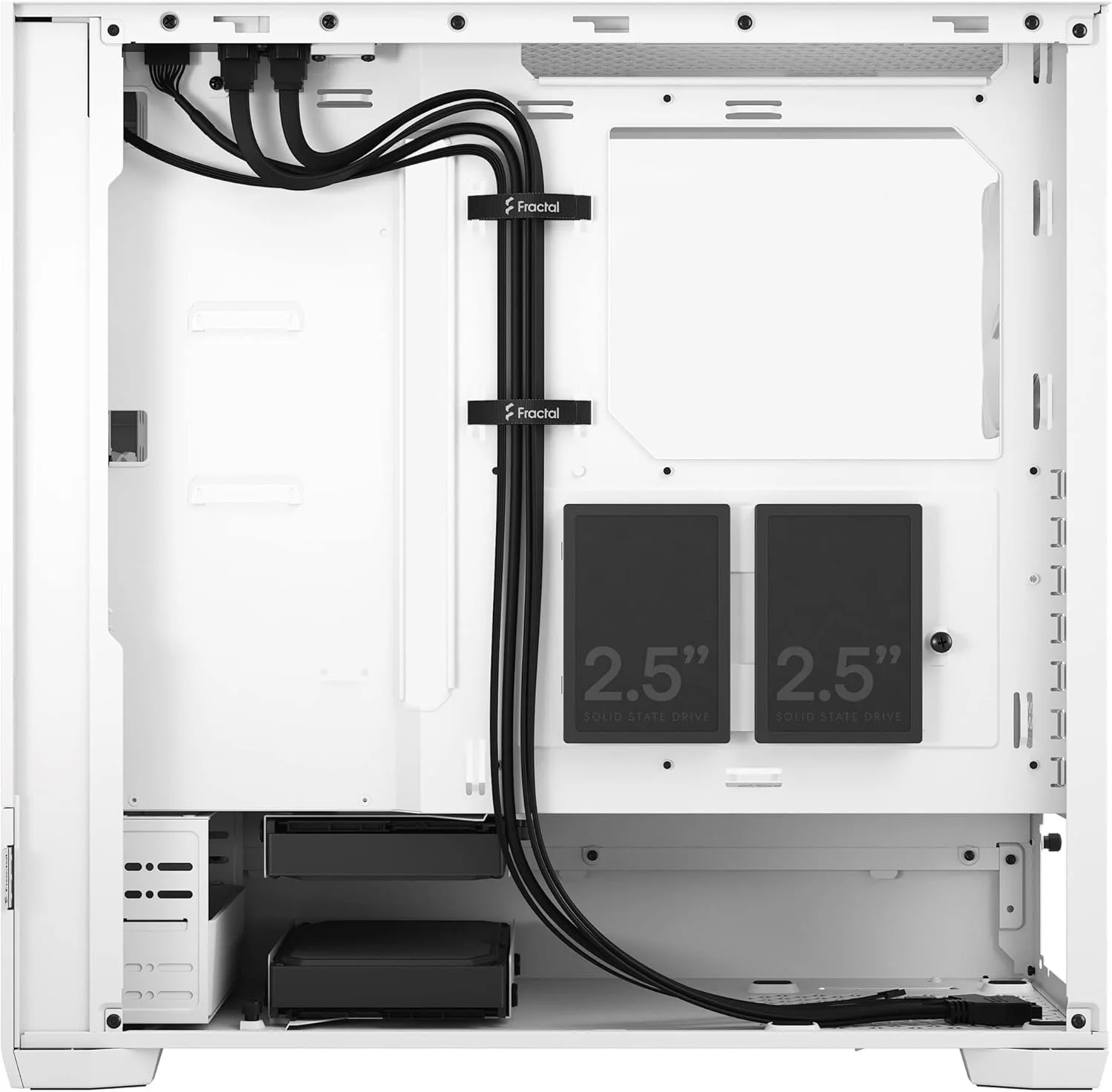 Корпус Fractal Design Pop Air / без БП / ATX, mATX, Mini-ITX / Midi-Tower / 3x120mm ARGB / Glass / USB 2.0 / White, фото №9