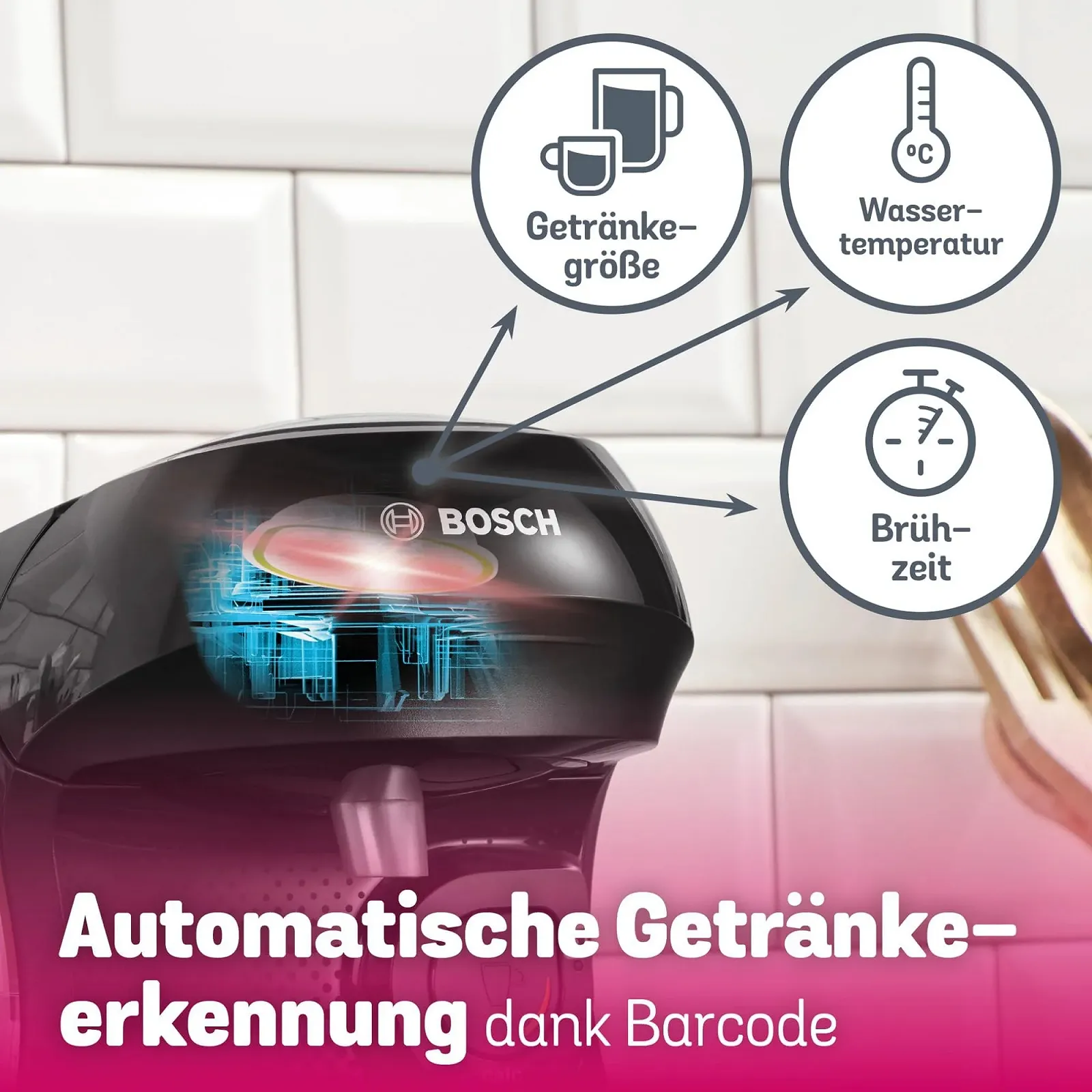 Капсульная кофемашина Bosch Tassimo Happy Friendly TAS102E, более 70 напитков, подходит для всех чашек, автоматическое отключение, 1400 Вт, черный, фото №9 Капсульная кофемашина Bosch Tassimo Happy Friendly TAS102E, более 70 напитков, подходит для всех чашек, автоматическое отключение, 1400 Вт, черный, фото №9