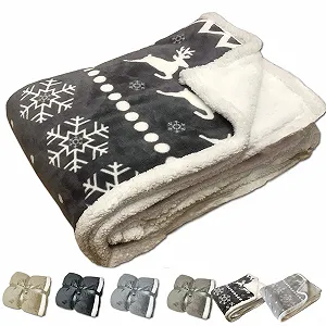 Покривало Jemidi Плюшева з овчини, Важка Покривало шерпа для дивану, Хутряна, Плюшева Покривало для кушетки - Фото 1