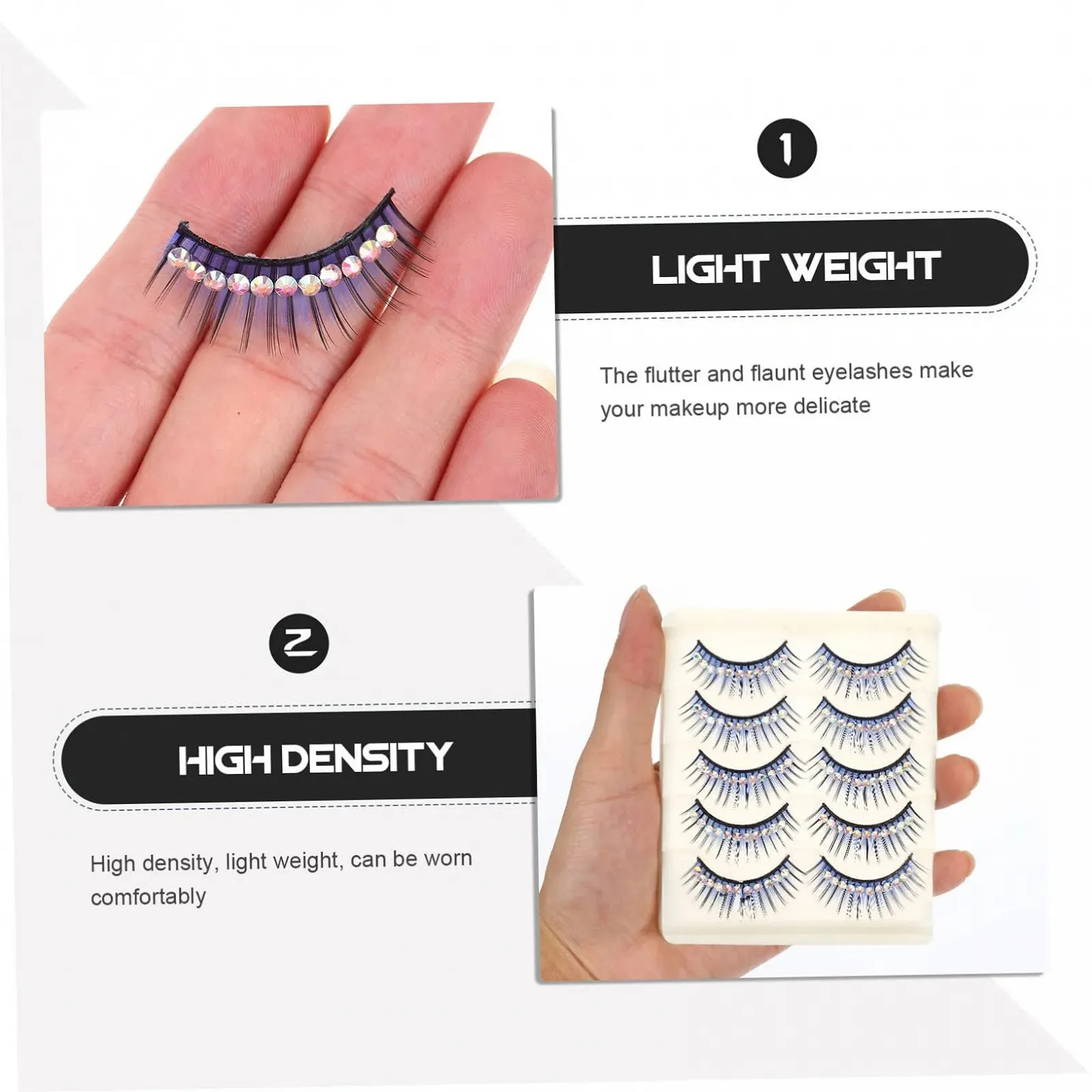 Накладные ресницы FOMIYES Diamond, фото №4 Накладные ресницы FOMIYES Diamond, фото №4