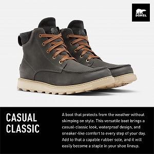 Черевики Sorel Madson Moc Toe Waterproof synthetic.ua - Фото 1
