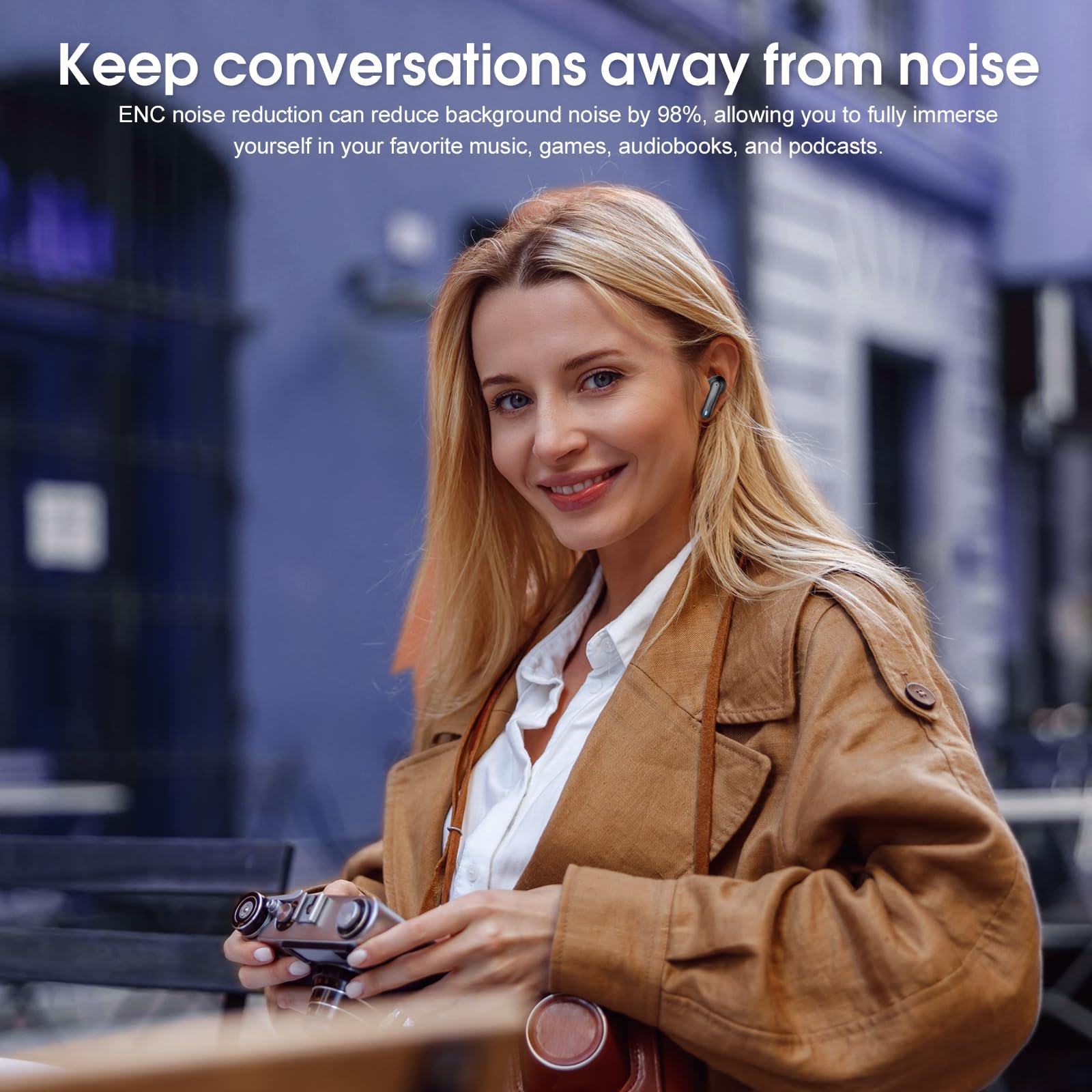 Навушники-перекладачі AI, 3-в-1 Bluetooth 5.4 Голосовий для 164 мов з додатком, 50 годин, 5 режимів, фото №7 Навушники-перекладачі AI, 3-в-1 Bluetooth 5.4 Голосовий для 164 мов з додатком, 50 годин, 5 режимів, фото №7