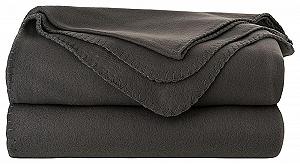 Покривало Tarrington House Fleece 150 x 200 см Антрацит - Фото 1