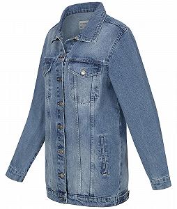 Джинсова куртка Rock Creek D-480 Жіноча у стилі Boyfriend synthetic.ua - Фото 1