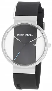 Часы Jacob Jensen мужские New Series 712, разноцветные, ремешок - Фото 1