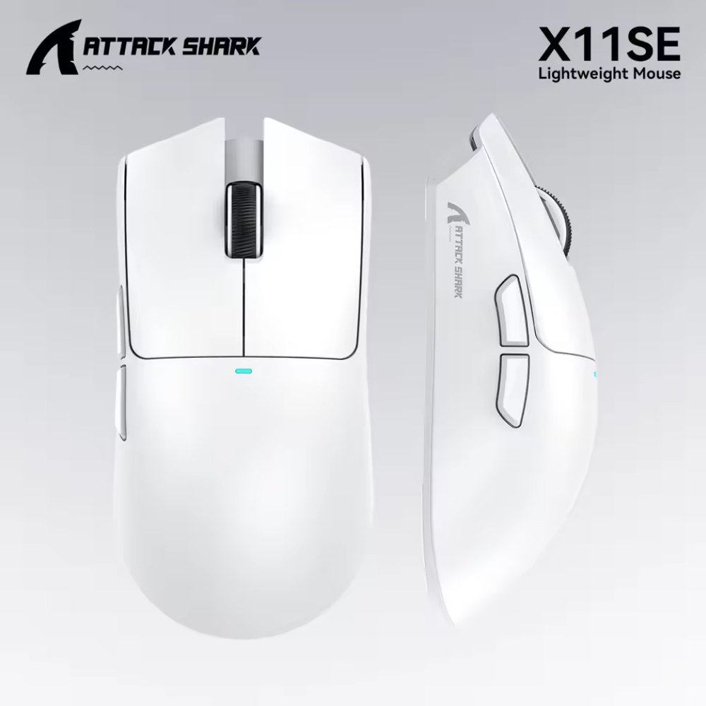 Мышь Attack Shark X11SE White 22000DPI PAM3311 Wireless Bluetooth, фото №2