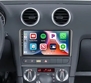 Штатна автомагнітола SIXWIN для Audi A3 S3 RS3 8P / 9" / Сенсорна / 2/64Гб / Android 13 / Apple CarPlay / Android Auto / Bluetooth / WI-FI / GPS / USB ціна на synthetic.ua - Фото 1 Штатна автомагнітола SIXWIN для Audi A3 S3 RS3 8P / 9" / Сенсорна / 2/64Гб / Android 13 / Apple CarPlay / Android Auto / Bluetooth / WI-FI / GPS / USB synthetic.ua - Фото 1