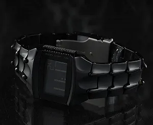 Годинник DIESEL Croco Digi Чоловічий, LCD-механізм з браслетом з нержавіючої сталі synthetic.ua - Фото 1