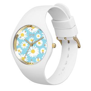 Часы Ice-Watch ICE Flower White Daisy Женские Белые с силиконовым ремешком 019203 (маленький) synthetic.ua - Фото 1