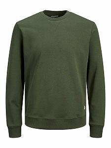 Толстовка JACK & JONES Jjebasic Sweat Crew Neck Noos чоловіча synthetic.ua - Фото 1