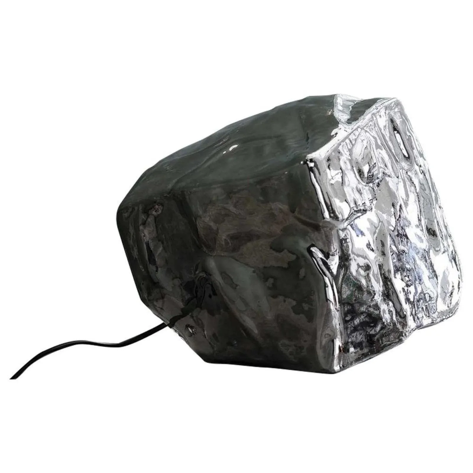 Настільна лампа famlights Jakub Хромоване скло E27, фото №3