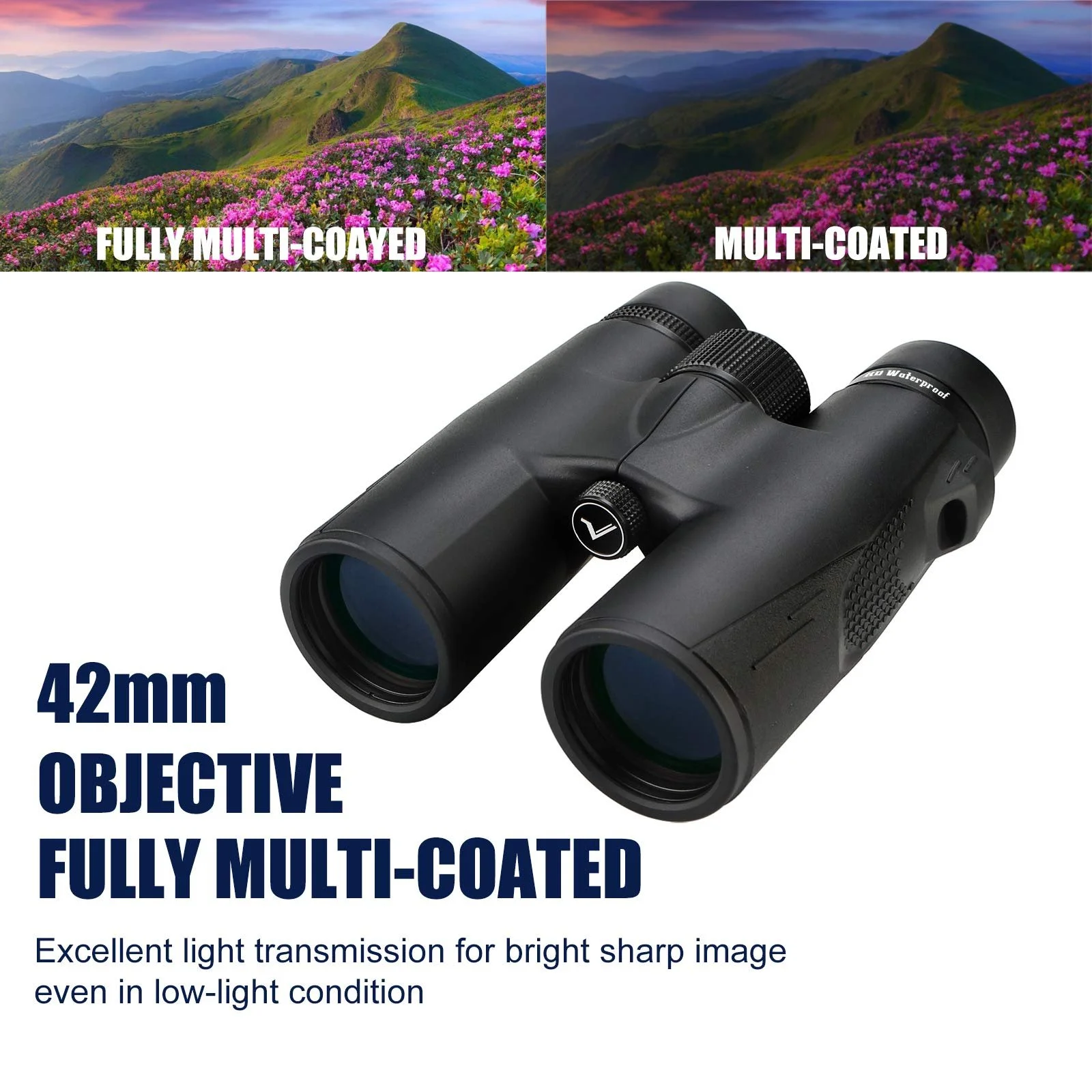 Бінокль Svbony SV47 8x42 HD BAK-4 FMC Waterproof, фото №2