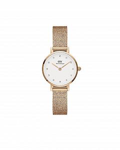 Часы Daniel Wellington Petite 24 мм Двойное покрытие из нержавеющей стали (316L) и кристаллы Розовое золото, Розовое золото, Браслет - Фото 1