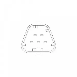Витратомір повітря NGK 94095 для Opel Chevrolet Daewoo General Motors Pontiac synthetic.ua - Фото 1