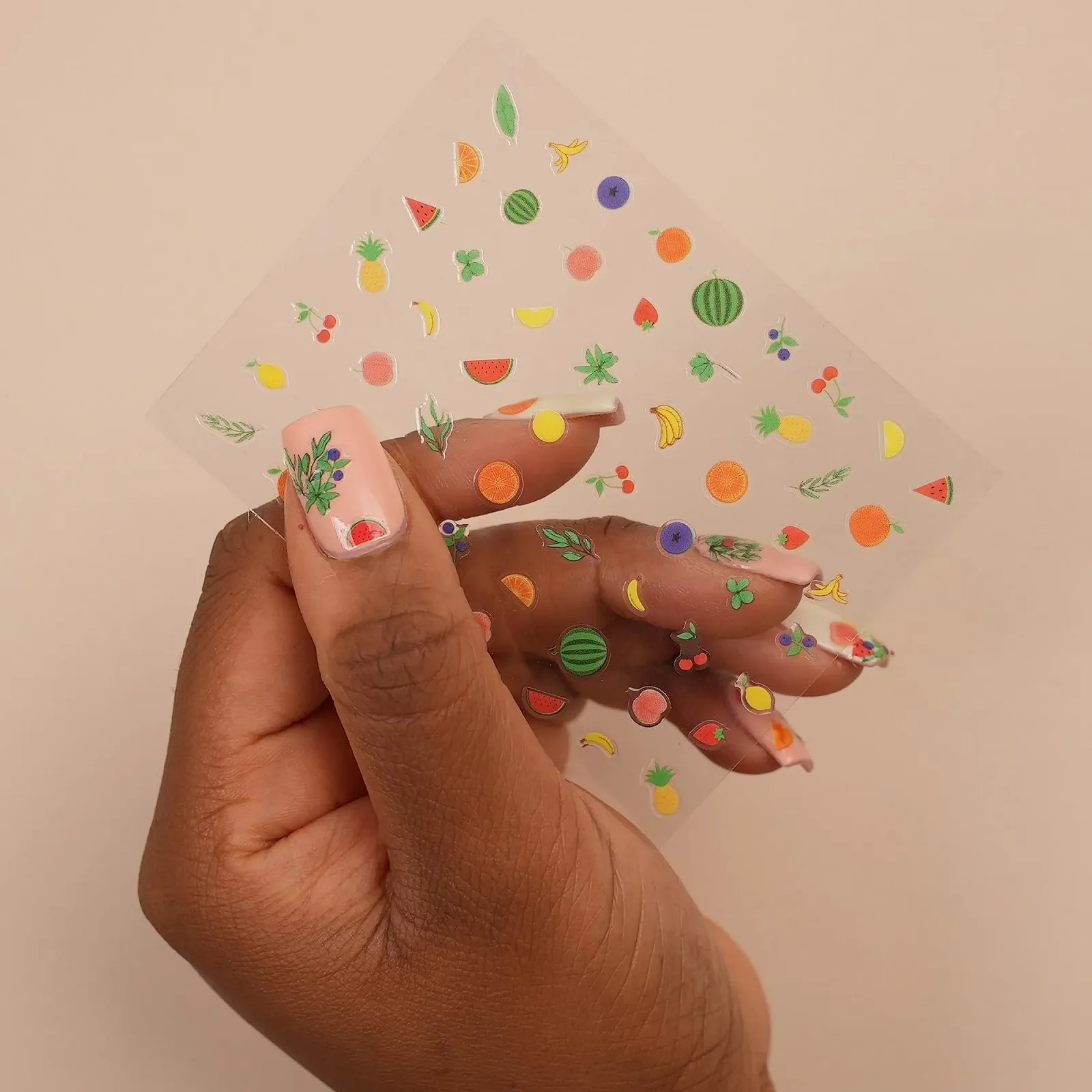 Гель-лак Mylee Tuscan Orchard Набор с наклейками для ногтей 2 x 10 мл, Персиковый, Кремовый, фото №6