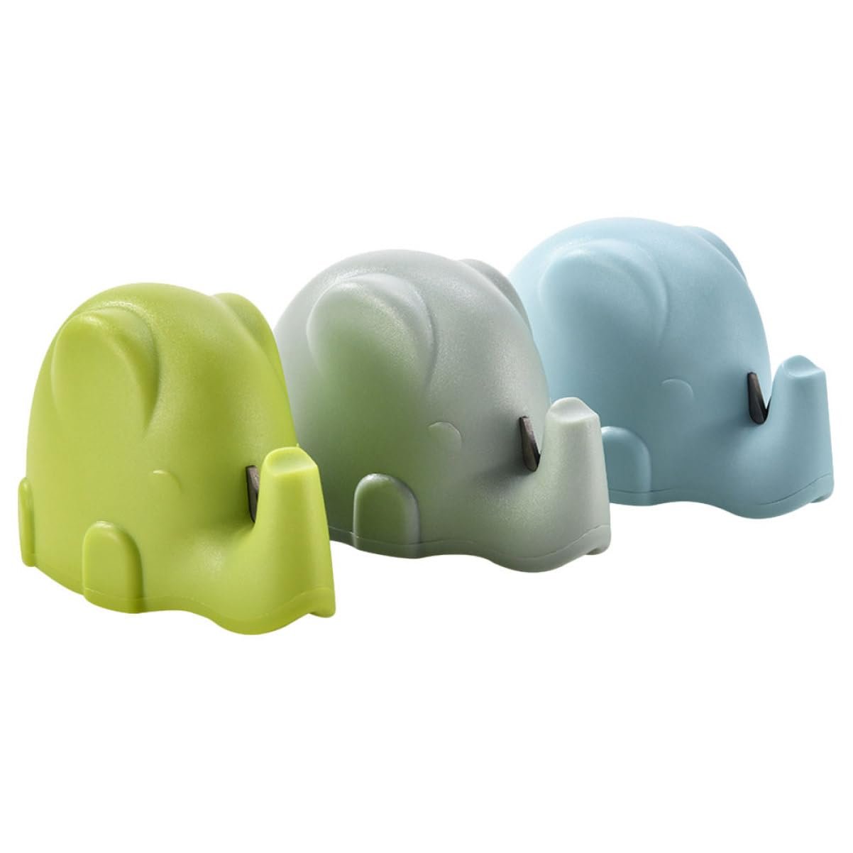 Точилка для ножів Zerodeko Elephant 3 шт. Зелена та синя, фото №1