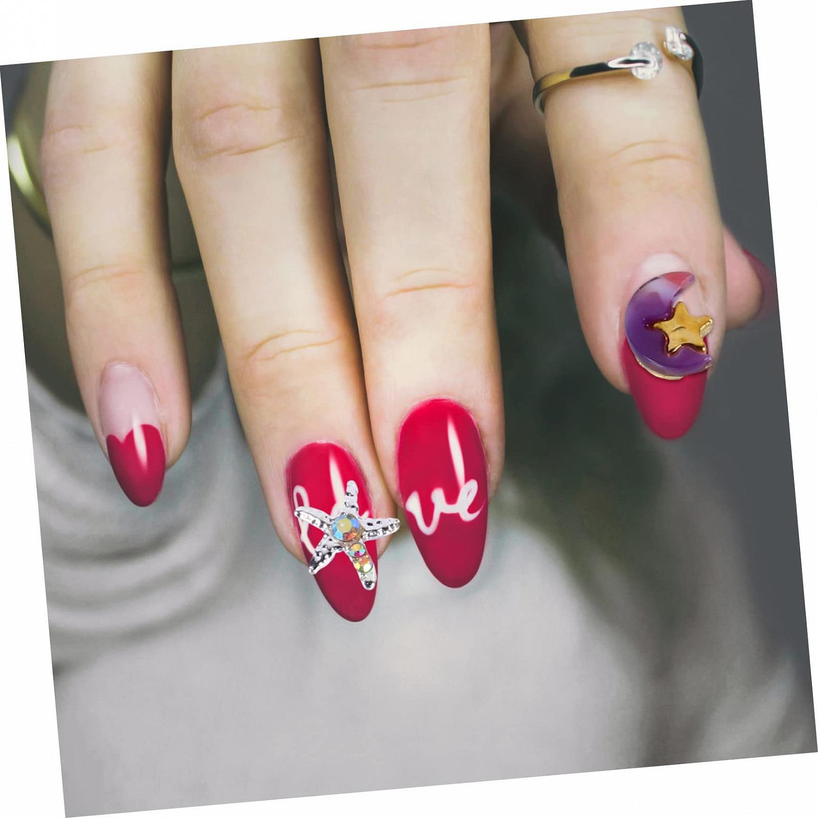 Украшения для ногтей FRCOLOR 24 шт. со стразами и коробкой для хранения заклепки для ногтей для креативного дизайна ногтей, подходят для начинающих, фото №6