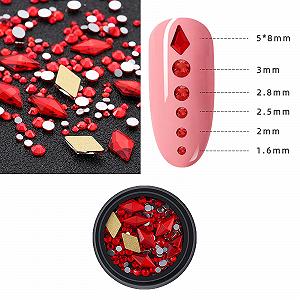 Аксесуари для дизайну нігтів Стрази synthetic.ua - Фото 1