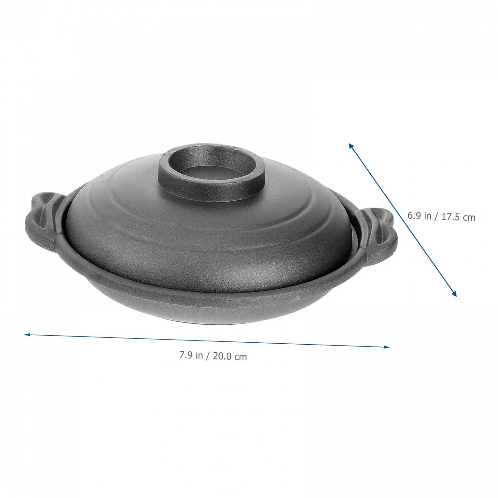 Каструля керамічна INOOMP Глиняна без покриття кислотостійка, фото №9