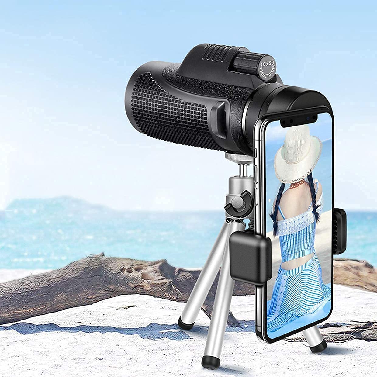 Монокуляр Telephoto Zoom Monocular Telescope 10X50 Водонепроникний, фото №5