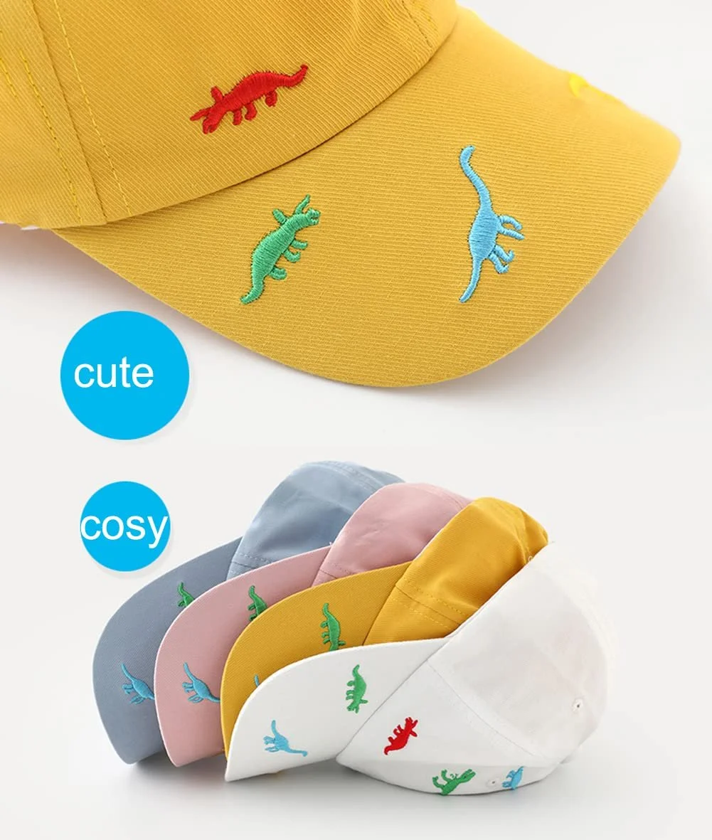 Бейсболка 2-6 лет Детская Dinosaur Snapback Хлопковая Солнцезащитная Outdoor Регулируемая Anti-UV Летняя, фото №7