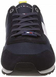Кроссовки Tommy Hilfiger Lace-Up Logo Stripes Medium Grey - Фото 1