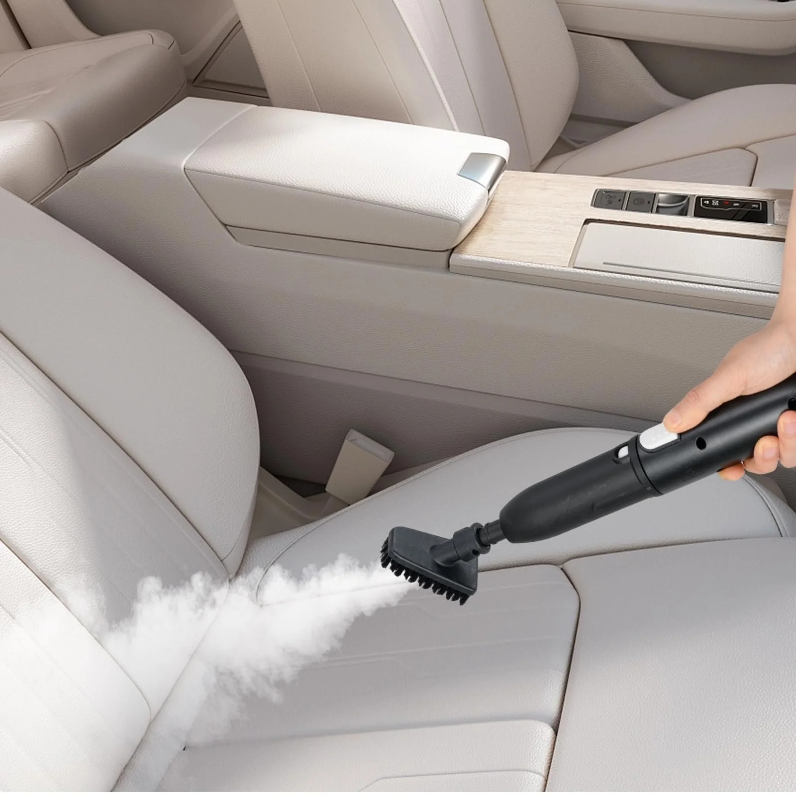 Ручной пароочиститель SOARS 11 аксессуаров 3 бар 180°C 1500 Вт 1 л Белый, фото №3