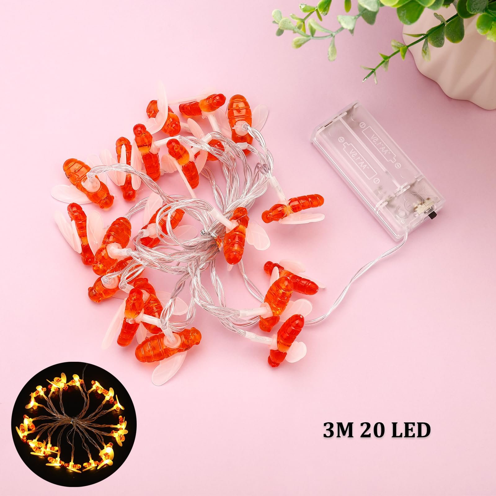 Гірлянда ENLACE Бджола 3 м 20 LED, фото №2
