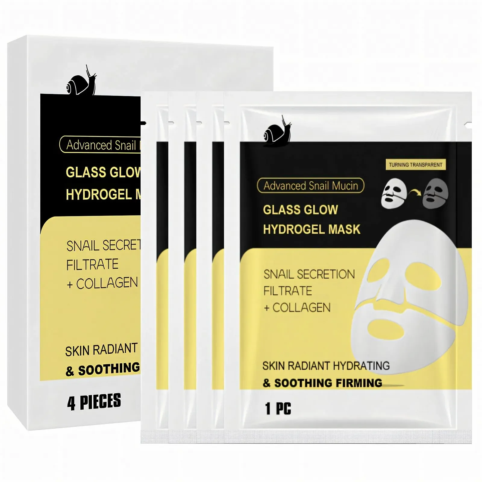 Маска Allony Муцин Равлика Advanced, Нічна Колагенова, фото №1