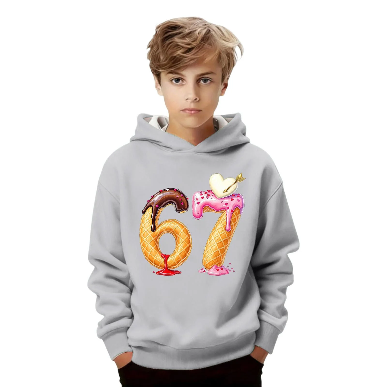 Толстовка Generisch Худі флісова, тепла, фото №1