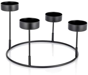 Тримач свічок 3-в-1 з металу для різдвяного вінка, фото №3 Тримач свічок 3-в-1 з металу для різдвяного вінка, фото №3