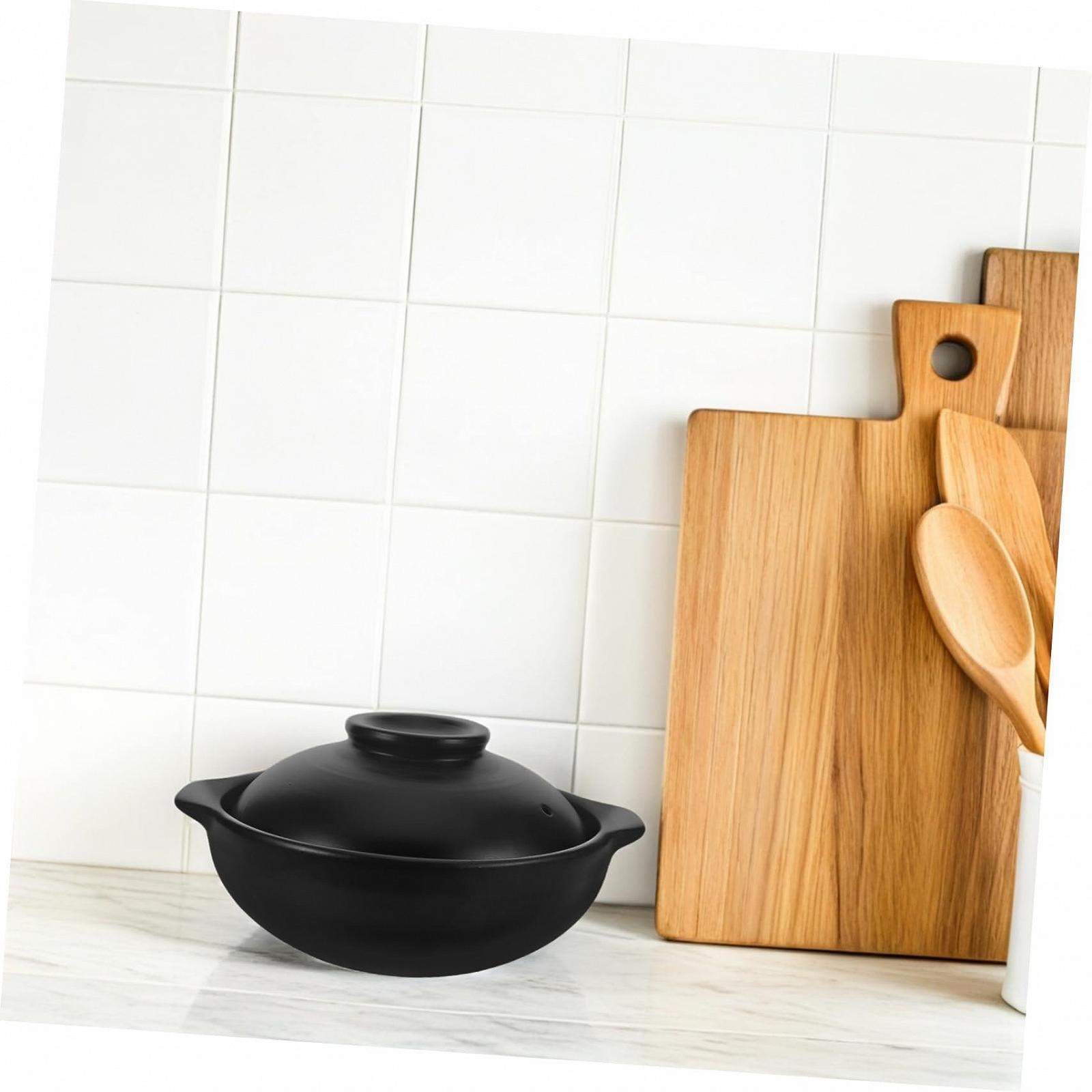 Горщик для запікання VALICLUD керамічний з кришкою термостійкий для рису та супів, фото №5 Горщик для запікання VALICLUD керамічний з кришкою термостійкий для рису та супів, фото №5