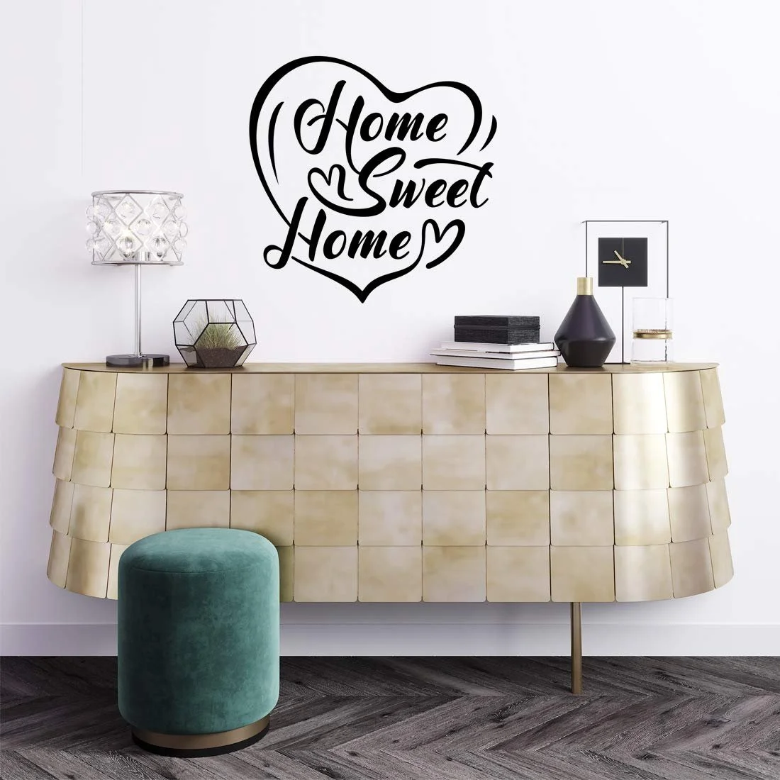 Наклейка на стіну Home Sweet Home Вінілова 440 x 440 мм, фото №3