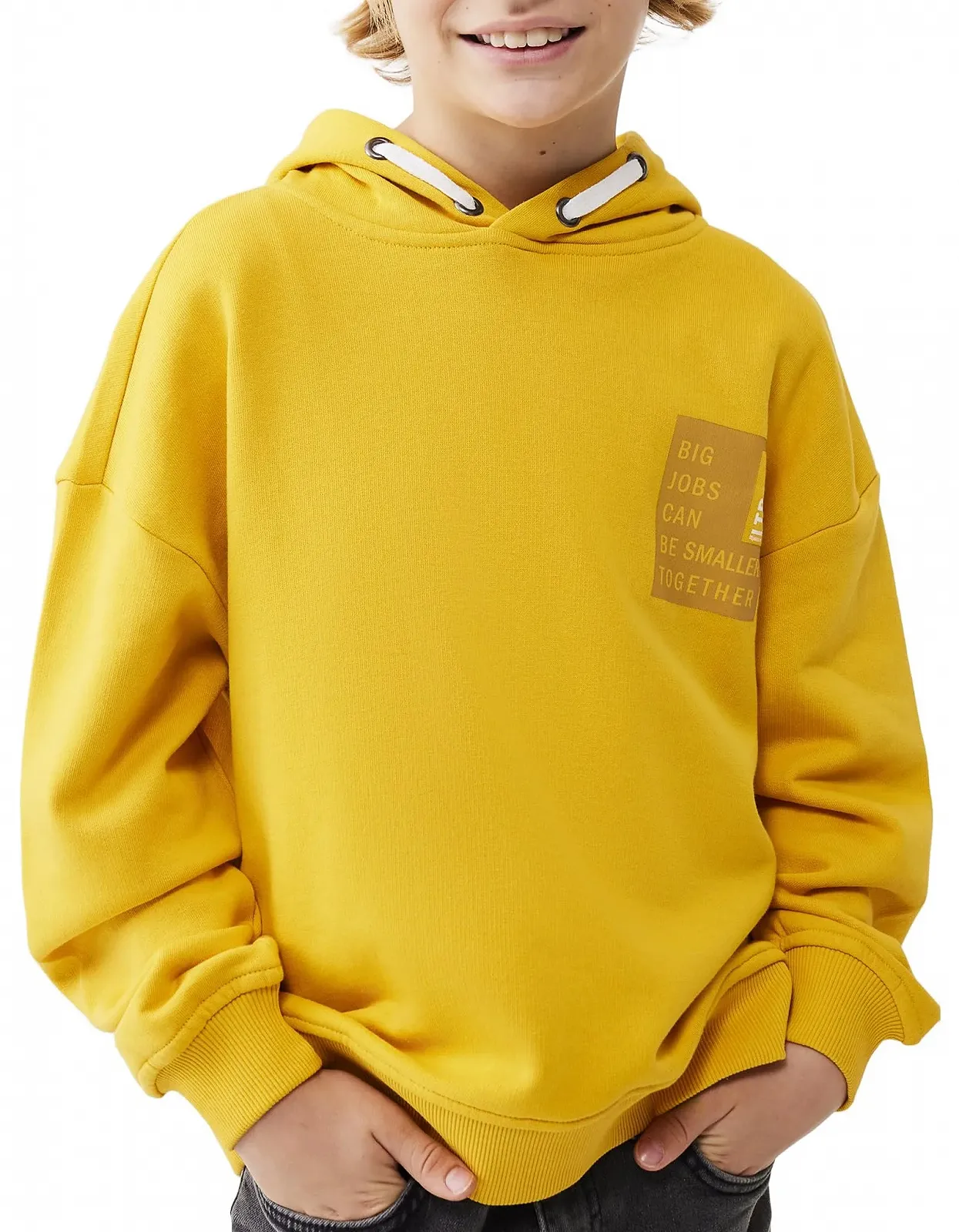 Толстовка LTB Jeans для хлопчиків Sumoya, розмір 140 см, жовтий, фото №3