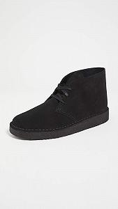 Ботинки Clarks Desert Coal Black Suede synthetic.ua - Фото 1