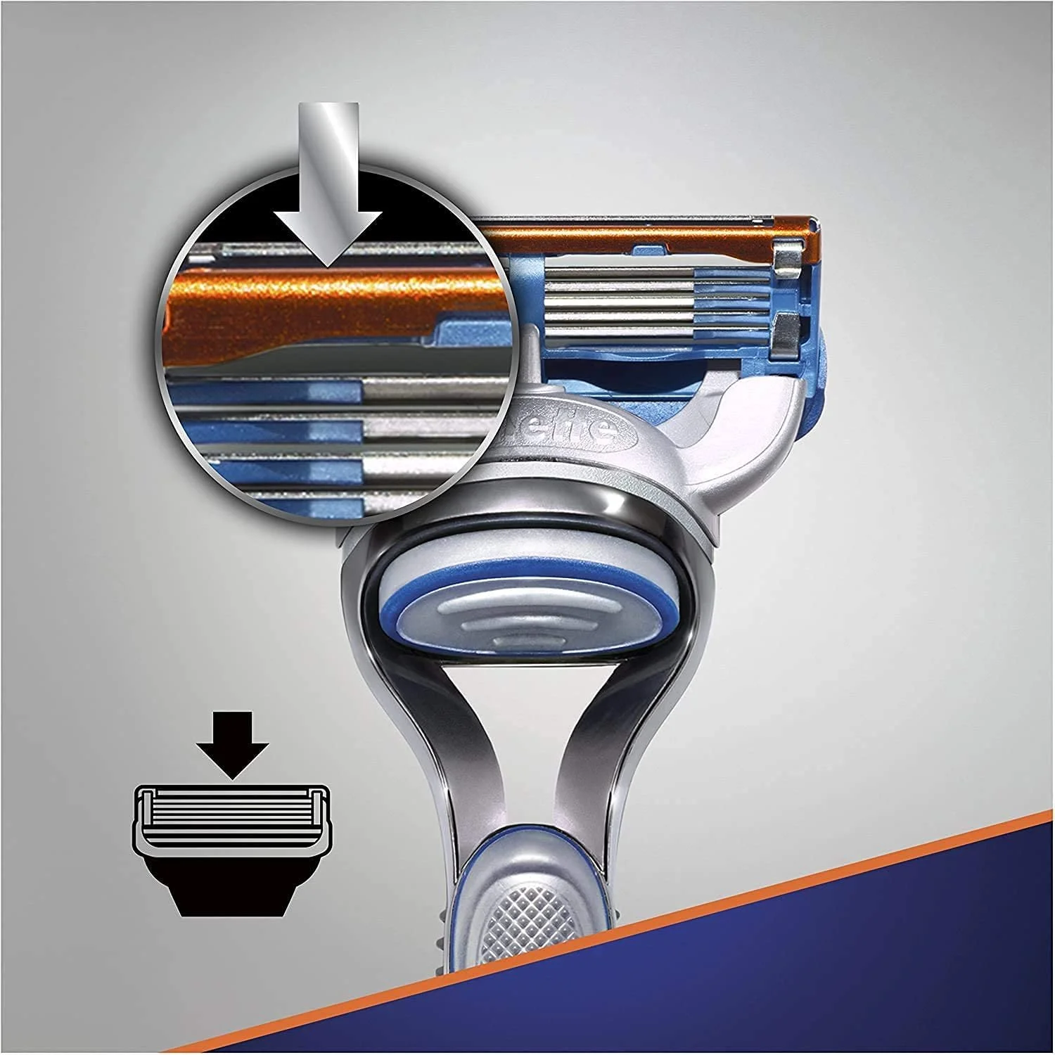Бритва Gillette Fusion 5 Станок и 4 сменные кассеты, фото №6