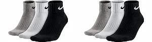 Носки Nike SX7667 White, Black - Фото 1