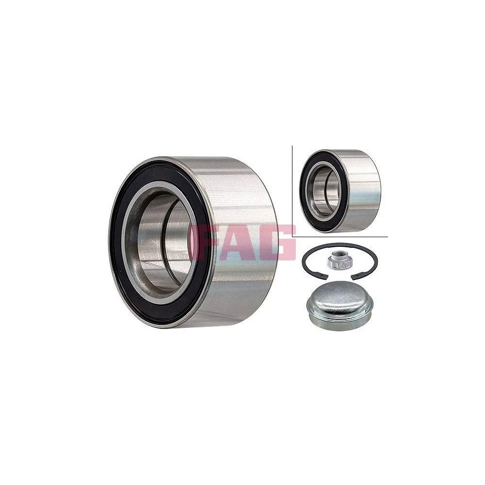 Комплект подшипника ступицы Schaeffler FAG 713 6673 10 для MERCEDES-BENZ, передний мост, фото №1