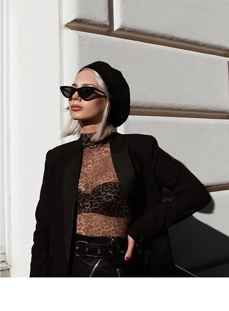 Сонцезахисні окуляри Котяче око JFAN Вінтаж Clout Металеві петлі Ретро, фото №3