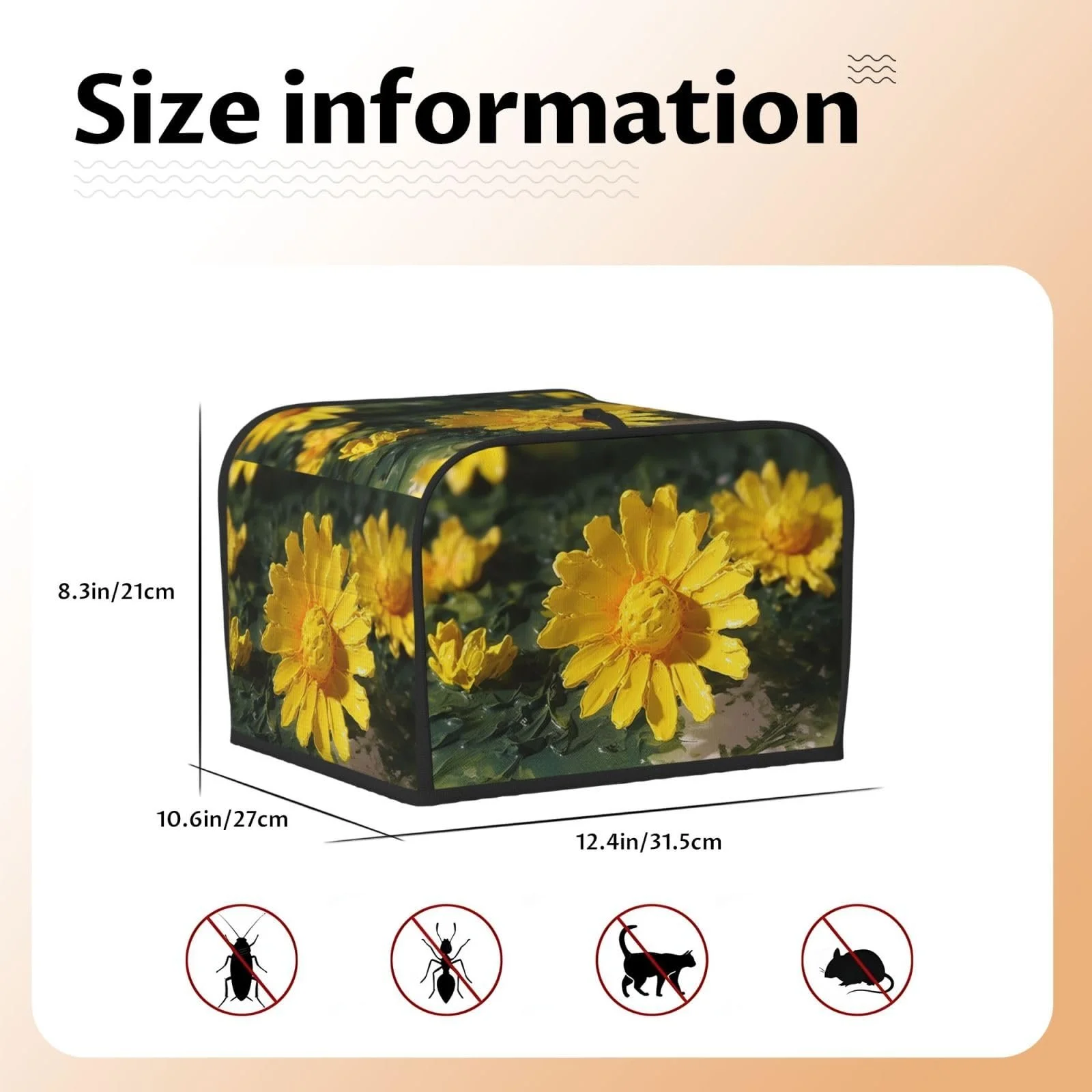 Чехол для тостера на 4 ломтика с двумя карманами Superweiche, фото №2 Чехол для тостера на 4 ломтика с двумя карманами Superweiche, фото №2