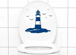 Купити Наклейка на кришку унітаза Grandora Lighthouse I 24 x 21 см W1245 Світло-блакитний - Фото 1 Наклейка на кришку унітаза Grandora Lighthouse I 24 x 21 см W1245 Світло-блакитний - Фото 1