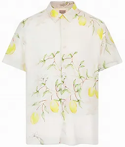 Мужская рубашка GUESS JEANS / Белая / Размер L - Фото 1