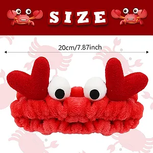 Милая повязка на голову с крабом synthetic.ua - Фото 1