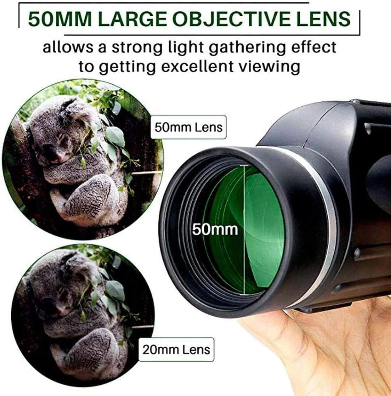 Монокуляр Binoculars Rangefinder Telescope Waterproof 13 x 50 114M/1000M, фото №2