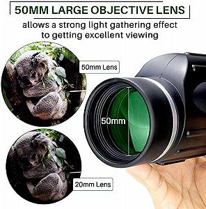 Монокуляр Binoculars Rangefinder Telescope Waterproof 13 x 50 114М/1000М synthetic.ua - Фото 1