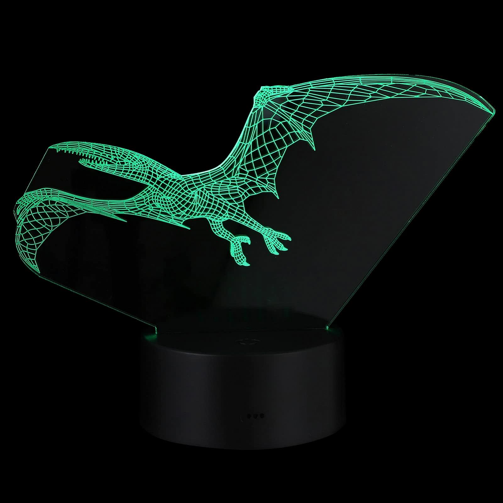Лампа TOYANDONA 2 Pieces 3D Светильник LED Динозавр Цветная для Комнаты, фото №2 Лампа TOYANDONA 2 Pieces 3D Светильник LED Динозавр Цветная для Комнаты, фото №2