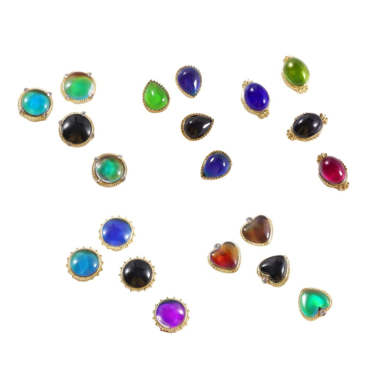 Украшение для ногтей LALAFINA опал, меняющий температуру, 10 шт, фото №2 Украшение для ногтей LALAFINA опал, меняющий температуру, 10 шт, фото №2